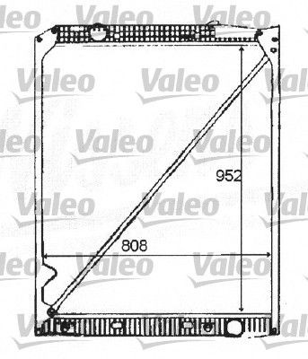 VALEO 732982 Kühler, Motorkühlung für MERCEDES-BENZ ZETROS LKW in Original Qualität