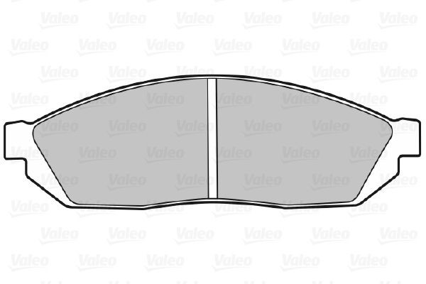 VALEO Brake pad kit 598185