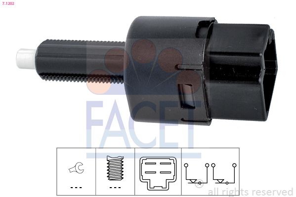 EPS 1.810.202 FACET Mechanical, Made in Italy - OE Equivalent Stop light switch 7.1202 buy
