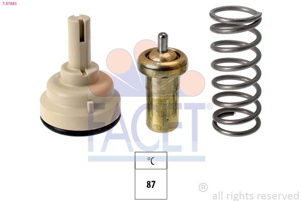 EPS 1.880.788S FACET 7.8788S Engine thermostat 03C121110AA