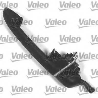 VALEO 256079 Door Handle Left, Rear, without lock, black