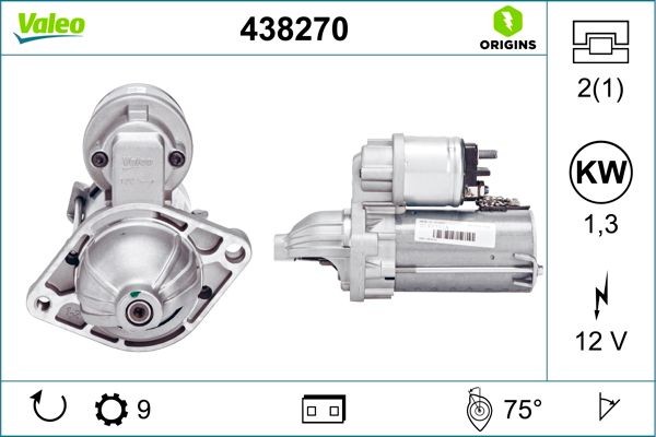 VALEO 438270 Starter motor CHEVROLET experience and price