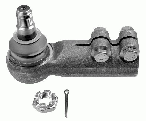 LEMFÖRDER 31166 01 Track rod end Cone Size 26 mm, Front Axle, with accessories