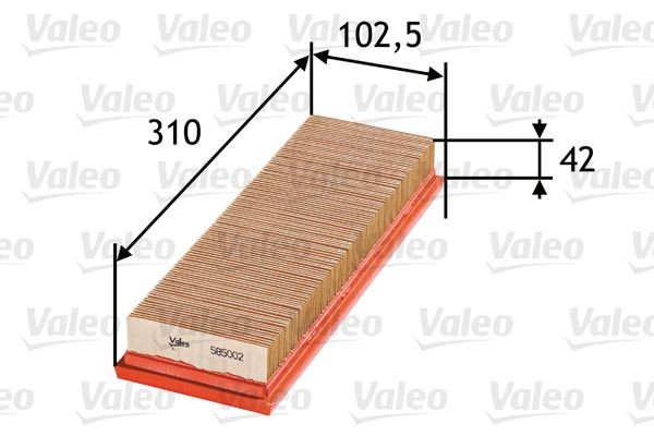 Great value for money - VALEO Air filter 585002