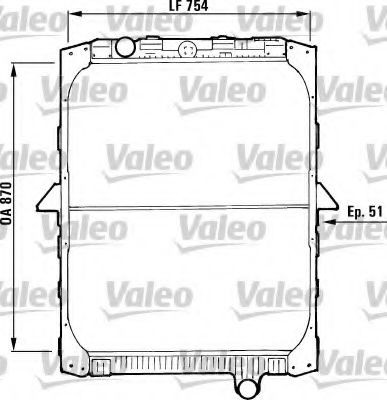 VALEO Aluminium Kühler, Motorkühlung 730646 kaufen
