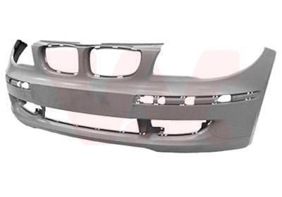 VAN WEZEL 0628574 Bumper Front, for vehicles without headlamp cleaning system, primed, without bumper support