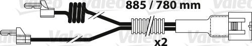 882341 VALEO Verschleißanzeige, Bremsbelag RENAULT TRUCKS Midliner