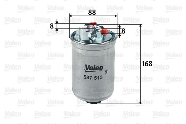 Original 587513 VALEO Fuel filter SEAT