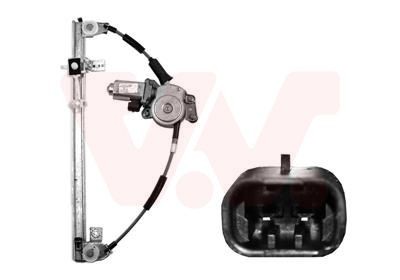 VAN WEZEL 1640262 Window regulator Right Front, Operating Mode: Electric, with electric motor