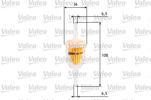 Great value for money - VALEO Fuel filter 587000
