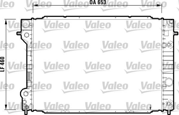 VALEO Aluminium, 653 x 460 x 42 mm, without coolant regulator Radiator 731843 buy