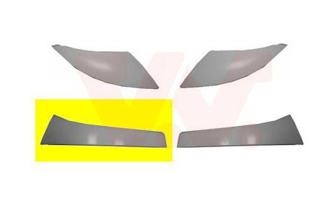 VAN WEZEL 1651512 Headlight parts FIAT IDEA in original quality