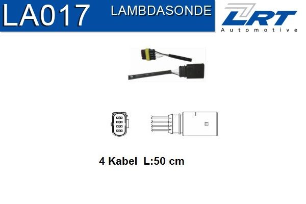 NOx sensor LA017 LRT — bara nya delar