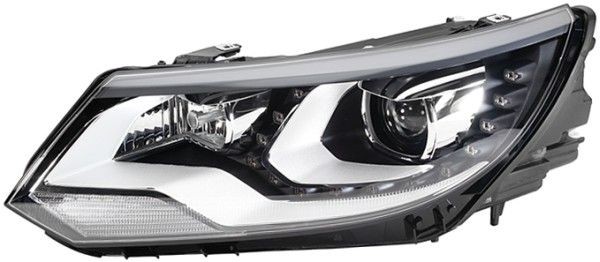 HELLA 1ZS 010 748-351 Headlight Left, PSY24W, D3S/H7, D3S, H7, Bi-Xenon, 12V, with indicator, with low beam, with high beam, with position light (LED), with dynamic bending light, for right-hand traffic, with bulb, with motor for headlamp levelling, without glow discharge lamp, without ballast