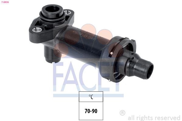 EPS 1.880.836 FACET 7.8836 Engine thermostat 11 71 2 247 723