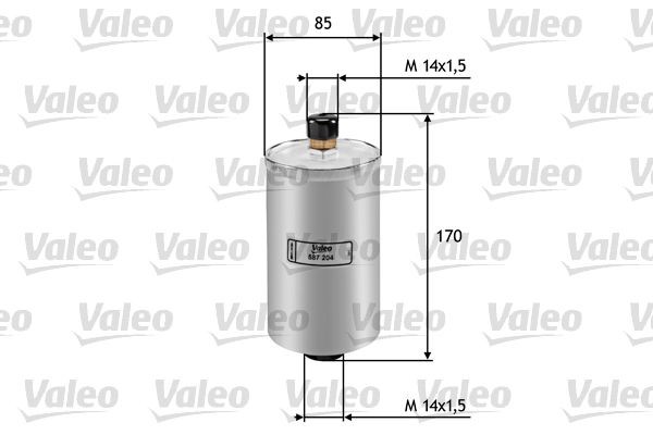 VALEO 587204 Fuel filter AK11LS