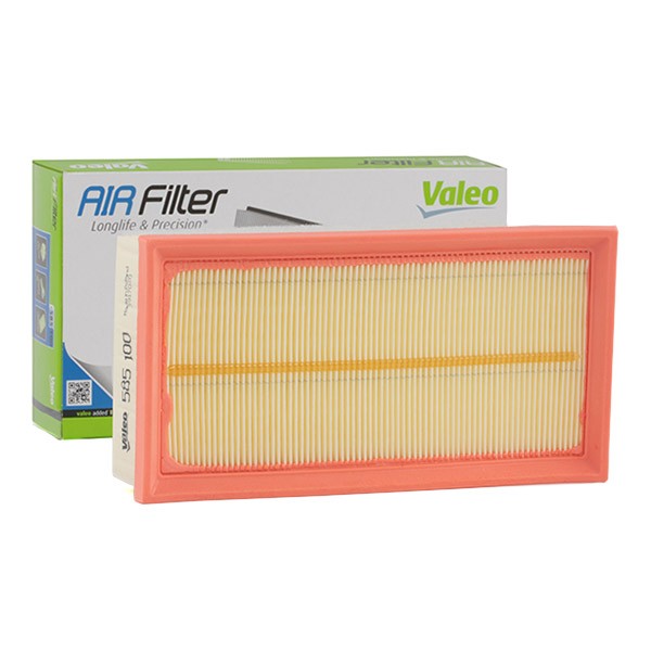 VALEO 585100 Air filter 63mm, 133mm, 249mm, Filter Insert, with pre-filter