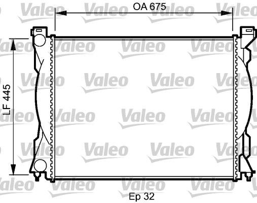Great value for money - VALEO Engine radiator 735027