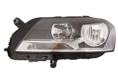 VAN WEZEL 5740961V Headlight Left, H7/H7, Crystal clear, for right-hand traffic, with motor for headlamp levelling, PX26d