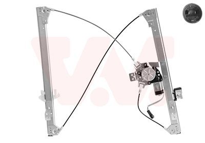 VAN WEZEL Left Front, Operating Mode: Electric, with electric motor, without comfort function Window mechanism 1612261 buy
