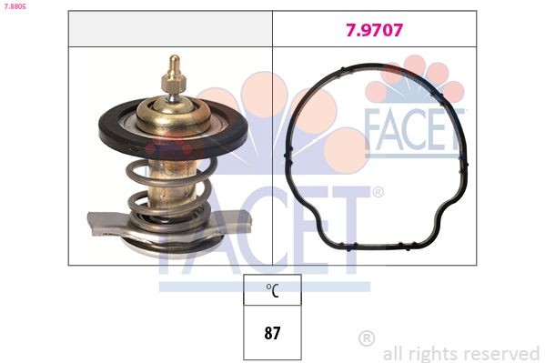 EPS 1.880.805 FACET 7.8805 Gasket, thermostat A642 200 20 15