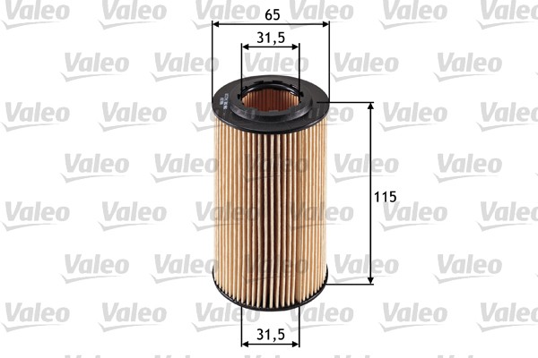 VALEO 586501 Engine oil filter Filter Insert