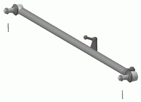 LEMFÖRDER with accessories Cone Size: 26mm, Length: 1449mm Tie Rod 24083 01 buy