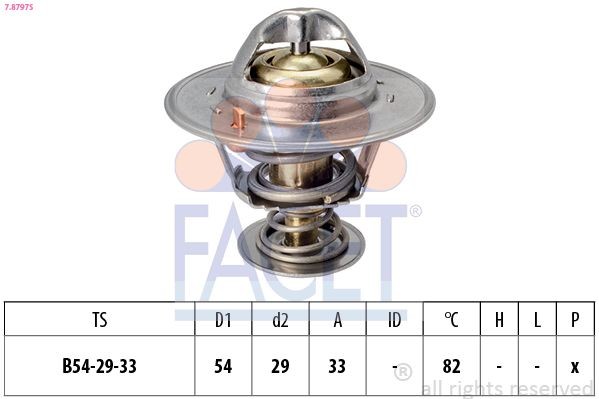 FACET 7.8797S Kühlwasserthermostat für DAF 65 CF LKW in Original Qualität