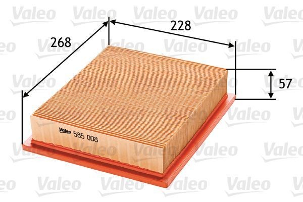 VALEO Engine filter 585008 buy online