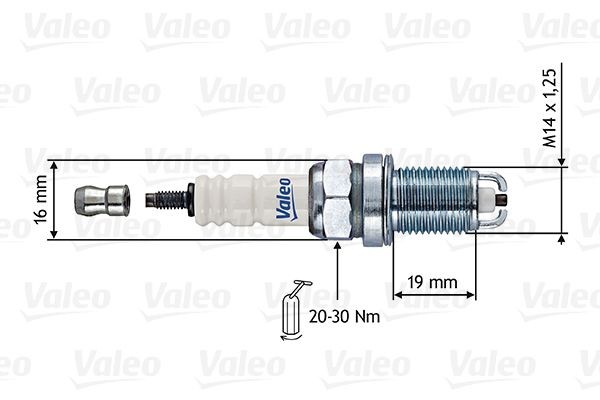 RF11L2DMC VALEO 246852 Spark plug 5962.Z3