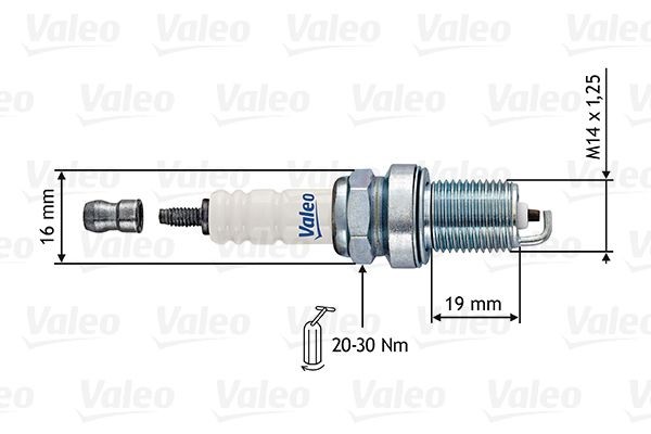 RF11HP VALEO 246877 Spark plug 22401-AA530