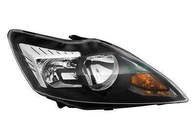 VAN WEZEL 1866964 Headlight Right, H7, H1, yellow, for right-hand traffic, with motor for headlamp levelling, PX26d