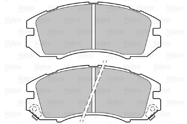 VALEO Brake pad kit 598691 for SUBARU LEGACY, IMPREZA