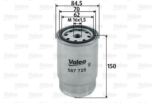 OEM-quality VALEO 587725 Fuel filters