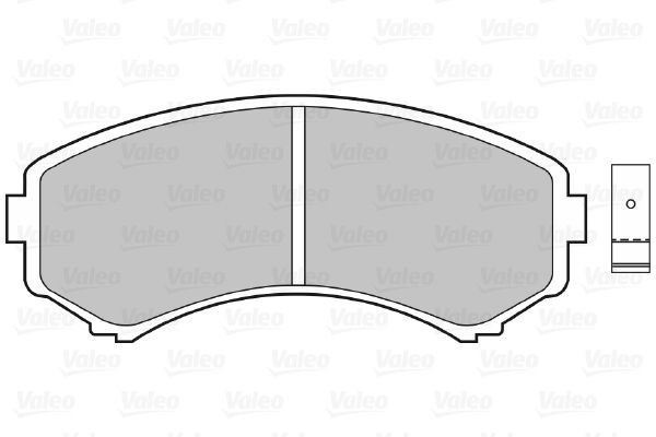 VALEO Brake pad kit 598515