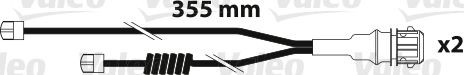 VALEO 882312 Verschleißanzeige, Bremsbelag für RENAULT TRUCKS Premium LKW in Original Qualität