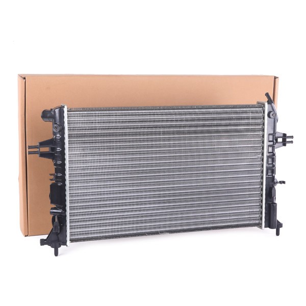 VAN WEZEL Aluminium, 600 x 375 x 23 mm, Mechanically jointed cooling fins Radiator 37002296 buy