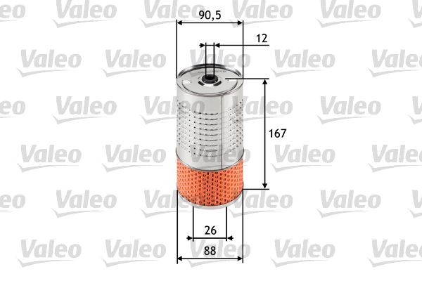 VALEO 586518 Oil filter Filter Insert