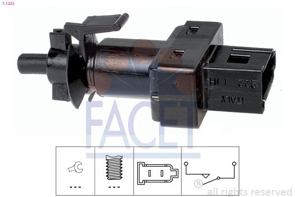 Switch, clutch control (cruise control) FACET 7.1222 - Mercedes MARCO POLO Clutch system spare parts order