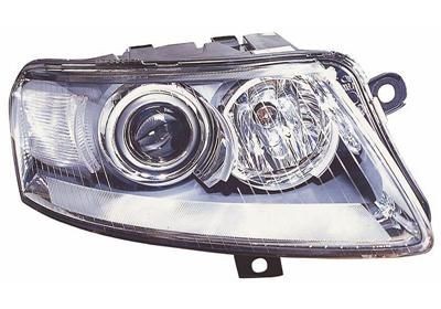 VAN WEZEL 0318986 Headlight Right, D2S, Crystal clear, for right-hand traffic, with motor for headlamp levelling, without ballast, without glow discharge lamp, without control unit for Xenon, without bulbs, Pk32d-2