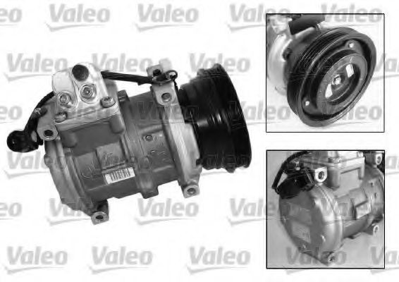 VALEO 10PA17, 12V, PAG 46, R 134a, with PAG compressor oil, NEW ORIGINAL PART Belt Pulley Ø: 120mm, Number of grooves: 4 AC compressor 699148 buy