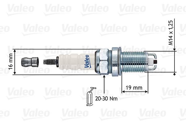 RF11L2DMC-1 VALEO 246869 Spark plug 101 000 065AA