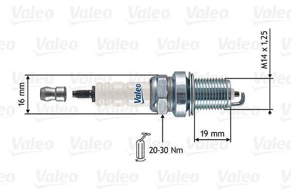 RF13HCH VALEO Spanner Size: 16 Electrode distance: 0,8mm Engine spark plug 246855 buy