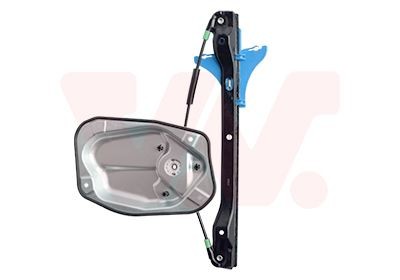 VAN WEZEL 5894264 Window regulator Right Rear, Operating Mode: Electric, with bolted-on plate, without electric motor