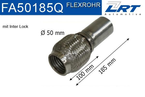 Flexrör universal FA50185Q LRT — bara nya delar