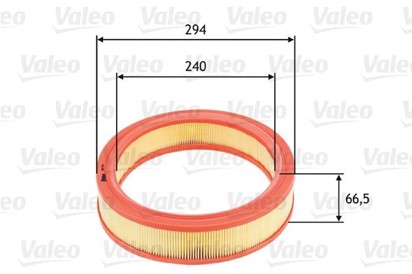 VALEO 585651 Air filter 16546R9000