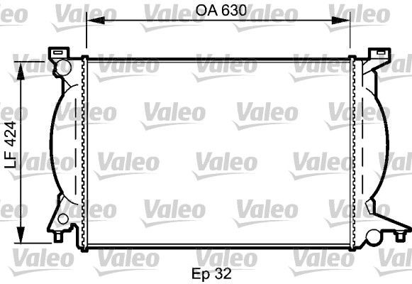 Great value for money - VALEO Engine radiator 735024