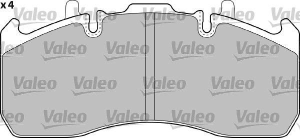 VALEO Brake pad kit 541723