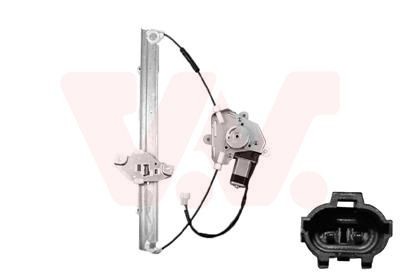VAN WEZEL 8202261 Window regulator Left Front, Operating Mode: Electric, with electric motor, without comfort function