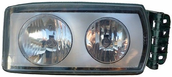 HELLA Left, H7/H7, W5W, Halogen, 24V, with position light, with high beam, with low beam, for right-hand traffic, with motor for headlamp levelling, with bulbs Left-hand/Right-hand Traffic: for right-hand traffic Front lights 1EJ 354 380-011 buy